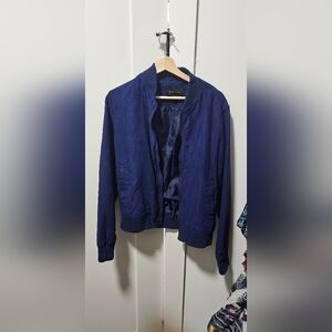 Banana Republic Deep Blue Bomber Jacket